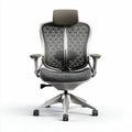 Mesh office chair with ergonomic support adjustable height and backrest